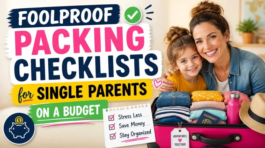 Foolproof packing checklists for single parents on a budget